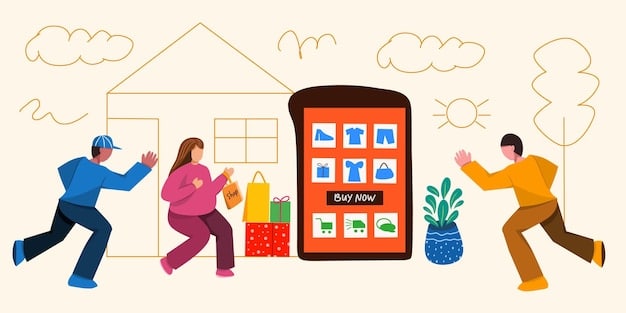 A split screen showing two families: one struggling to afford groceries and the other using their SNAP benefits to buy healthy food. The image illustrates the impact of SNAP on different households.