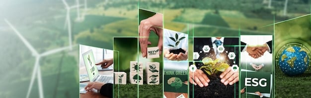A collage showing different sectors receiving US foreign aid, including healthcare, renewable energy, sustainable agriculture, and education. Each sector is represented by an icon and a brief description of the specific projects and initiatives being funded.