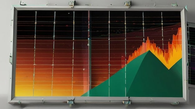 A graph showing the projected growth of renewable energy adoption in the US over the next decade, with a visible increase attributed to the federal tax credit, underlining the economic and environmental benefits.