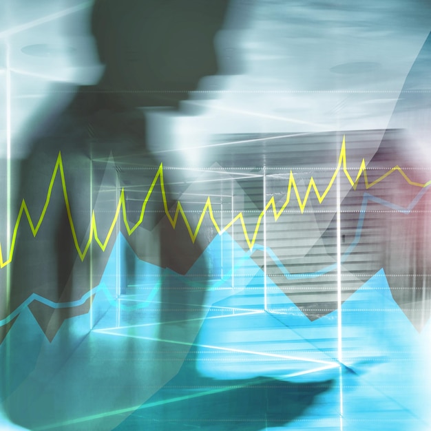A graph showing an upward trend with arrows indicating increased transparency and reliability, overlaid on a background of financial documents.
