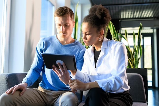 A doctor consulting with a patient, using a tablet to explain different healthcare coverage options. The setting is a modern medical office with a calm and reassuring atmosphere.