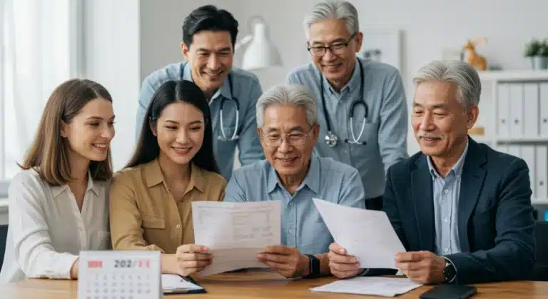 People confidently reviewing health savings account documents for 2026