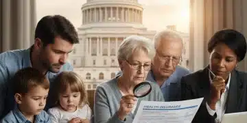 Americans reviewing ACA health insurance documents