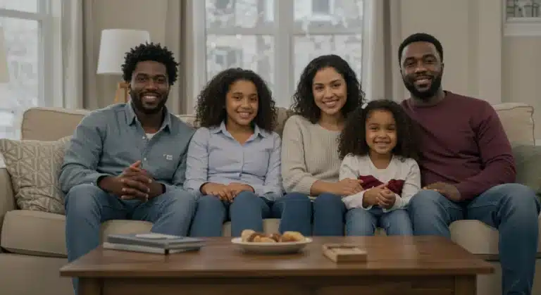 Family warm at home, secure with LIHEAP energy assistance