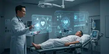 Futuristic hospital with advanced health technology, US 2026