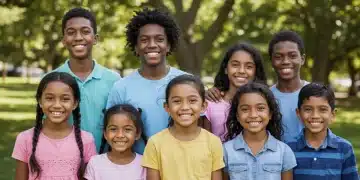 Happy children and teens playing, symbolizing robust health coverage benefits.