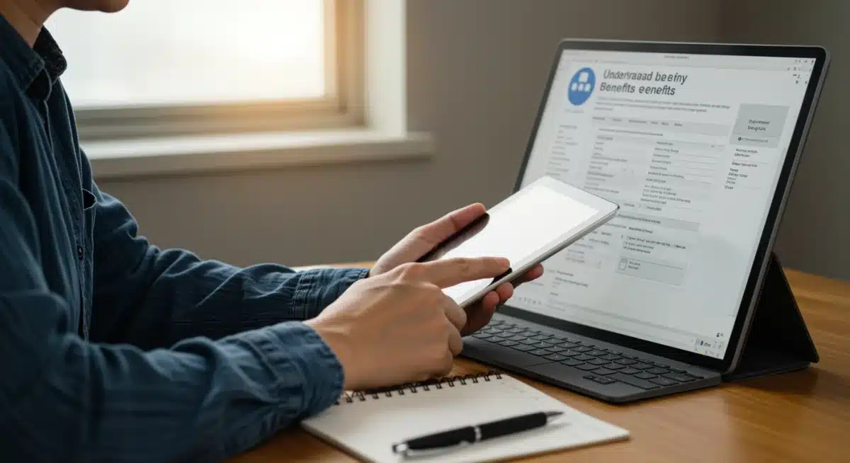 Individual researching Medicaid eligibility requirements online for 2026