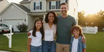 Property Tax Relief for American Homeowners: Key Programs and Deadlines for 2026 American family in front of their home, symbolizing property tax relief and financial security.