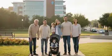 Diverse individuals benefiting from accessible healthcare services in the US
